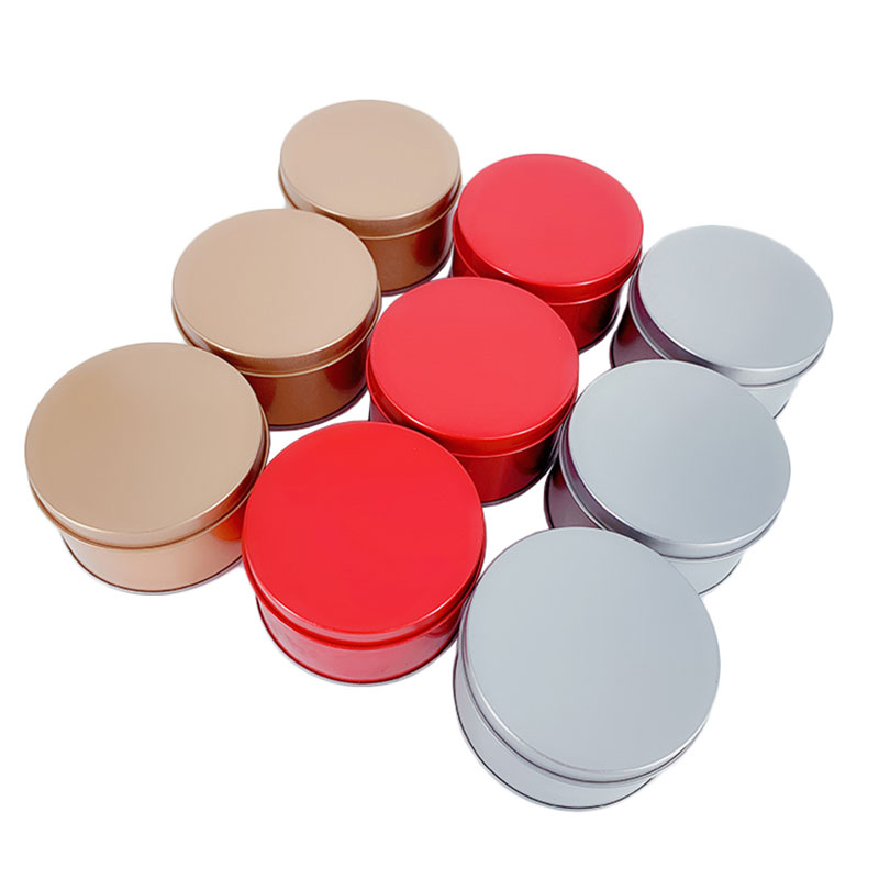 Пищевые классы конфеты металлические банки Tinplate круглая олово коробка 75 * 40 мм