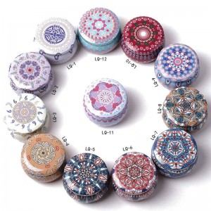 Свеча банку матовый металл может конфета упаковка TIN CAN 77 * 50 мм